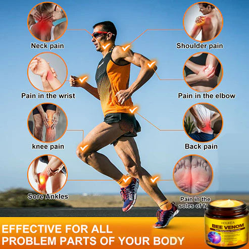 HOUKEA® Bee Venom Pain-Relief Bone Healing Cream ⏰(Specially for older adults)
