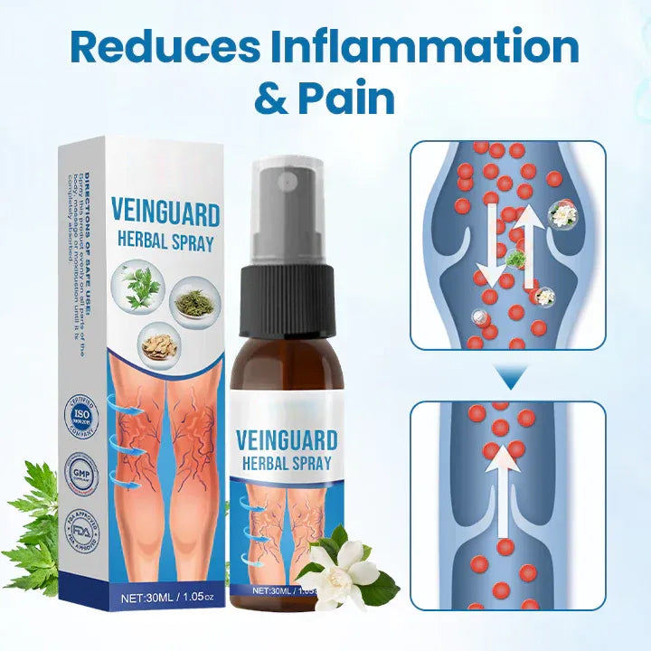 VeinGuard Herbal Spray-✅ Clinically proven to eliminate varicose veins in just 7 days!